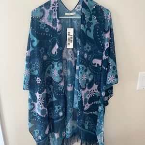 Urban outfitters retro floral kimono